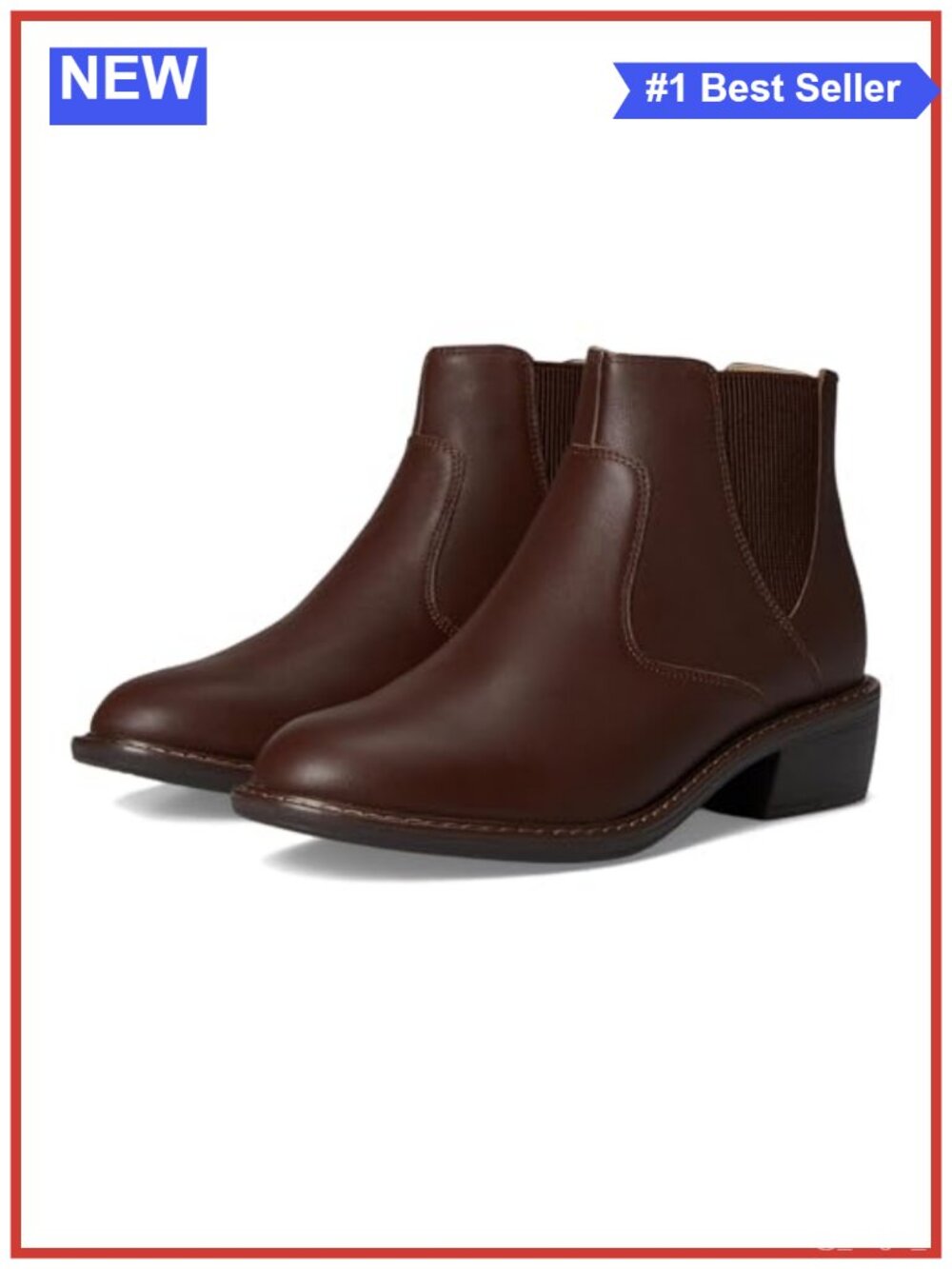 Alegria Leather Ankle Boots Slip-On Comfort Low Heel
